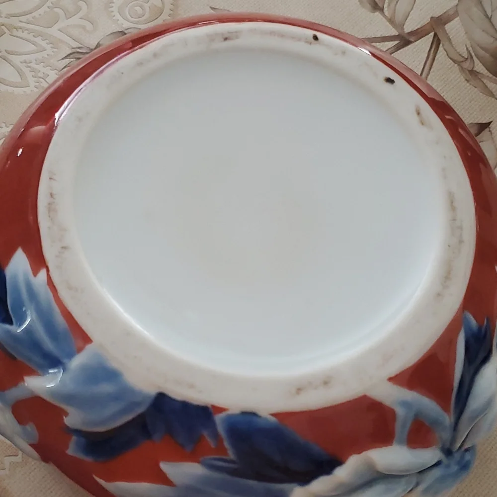 VINTAGE LATE 20TH CENTURY CHINISERIE CIGAR ASHTRAY CATCH ALL.
